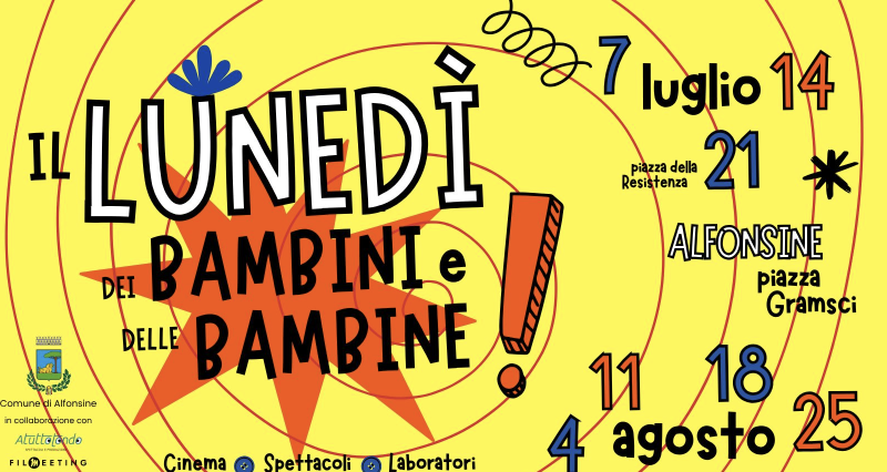I lunedì dei bambini e delle bambine
